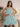 Puffy Boned Halter Bows Mini Ball Gown Prom Dress - Baby Blue
