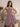 Puffy Boned Halter Bows Mini Ball Gown Prom Dress - Dusty Rose