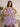 Puffy Boned Halter Bows Mini Ball Gown Prom Dress - Lilac