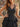 Halter Polka Dot Bodice Ruffle Mini Ball Gown Homecoming Dress in Black