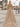 Deep V-Neck Off Shoulder Illusion Long Ball Gown Prom Dress - Champagne