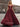 Deep V-Neck Off Shoulder Illusion Long Ball Gown Prom Dress - Burgundy