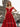 Deep V-Neck Off Shoulder Illusion Long Ball Gown Prom Dress - Red