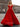 Deep V-Neck Off Shoulder Illusion Long Ball Gown Prom Dress - Red