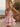 V-Neck Cut Out Tiered Ball Gown Mini Hoco Dress in Pink