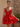 V-Neck Cut Out Tiered Ball Gown Mini Hoco Dress in Red