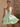 V-Neck Cut Out Tiered Ball Gown Mini Hoco Dress in Mint Green