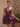 V-Neck Cut Out Tiered Ball Gown Mini Hoco Dress in Grape