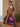 V-Neck Cut Out Tiered Ball Gown Mini Hoco Dress in Grape