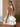 V-Neck Cut Out Tiered Ball Gown Mini Hoco Dress in White