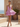 V-Neck Cut Out Tiered Ball Gown Mini Hoco Dress in Lilac