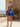 V-Neck Cut Out Tiered Ball Gown Mini Hoco Dress in Royal Blue