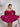 Off Shoulder Satin Bodice Mini Ball Gown Prom Dress - Fuchsia