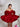 Off Shoulder Satin Bodice Mini Ball Gown Prom Dress - Red