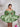 Off Shoulder Satin Bodice Mini Ball Gown Prom Dress - Sage Green