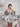 Off Shoulder Satin Bodice Mini Ball Gown Prom Dress - Silver