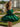 Off Shoulder Satin Bodice Mini Ball Gown Prom Dress - Emerald Green