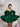 Off Shoulder Satin Bodice Mini Ball Gown Prom Dress - Emerald Green