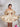 Off Shoulder Satin Bodice Mini Ball Gown Prom Dress - Champagne
