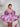 Off Shoulder Satin Bodice Mini Ball Gown Prom Dress - Lilac