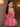 Off Shoulder Puffy Bodice Satin Mini Ball Gown Prom Dress in Hot Pink