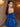 Off Shoulder Puffy Bodice Satin Mini Ball Gown Prom Dress in Royal Blue