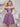 Off Shoulder Sparkly Lace Beaded Mini Prom Dress - Dusty Purple