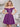 Off Shoulder Sparkly Lace Beaded Mini Prom Dress - Purple