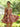 Floral Satin Off Shoulder Mini Ball Gown Prom Dress Free Bow-Pink