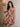 Floral Satin Off Shoulder Mini Ball Gown Prom Dress Free Bow in Pink