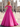 Off Shoulder Hot Fix Crystal Cut Front Pleated Long Ball Gown Prom Dress With Bows - Hot Pink