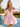 Off Shoulder V-Neck Bodice Mini Ball Gown Bubble Prom Dress in Pink