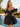Off Shoulder V-Neck Bodice Mini Ball Gown Bubble Prom Dress in Black