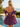 Off Shoulder V-Neck Bodice Mini Ball Gown Bubble Prom Dress in Purple