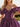Off Shoulder V-Neck Bodice Mini Ball Gown Bubble Prom Dress in Purple
