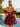 Off Shoulder V-Neck Bodice Mini Ball Gown Bubble Prom Dress in Burgundy