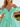 Off Shoulder V-Neck Bodice Mini Ball Gown Bubble Prom Dress in Mint Green