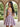 Off Shoulder Bodice Ball Gown Layered Homecoming Dress in Lilac Floral