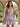 Off Shoulder Bodice Ball Gown Layered Homecoming Dress in Lilac Floral
