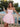 Pearls Like Off Shoulder Bodice Mini Ball Gown Homecoming Dress in Pink