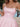 Pearls Like Off Shoulder Bodice Mini Ball Gown Homecoming Dress in Pink