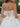 Pearls Like Off Shoulder Bodice Mini Ball Gown Homecoming Dress in White