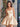Puffy Square Mini Satin Ball Gown Prom Dress - Champagne
