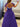Hand Beading Bodice Ball Gown Prom Dress With Bows - Purple