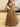 Hand Beading Bodice Ball Gown Prom Dress With Bows - Gold