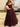 Hand Beading Bodice Ball Gown Prom Dress With Bows - Burgundy