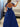 Hand Beading Bodice Ball Gown Prom Dress With Bows - Royal Blue