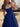 Hand Beading Bodice Ball Gown Prom Dress With Bows - Royal Blue