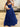 Hand Beading Bodice Ball Gown Prom Dress With Bows - Royal Blue