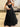 Hand Beading Bodice Ball Gown Prom Dress With Bows - Black